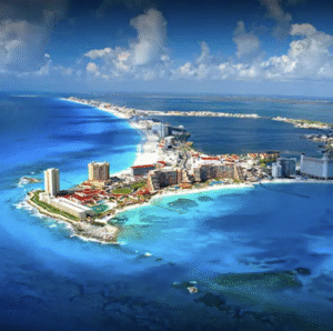 Cancun Aerial view